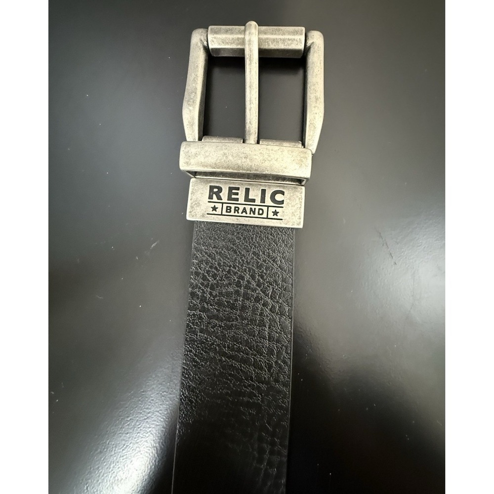 VTG Relic Genuine Leather Lined‎ Western Casual Dress Belt Men's Size 90/36